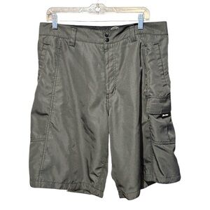 Da Hui Men’s Amphibian Cargo Board shorts Swim Trunks